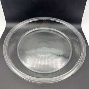 Vintage Pyrex 9 Inch Clear Glass Pie Baking Dish Plate Made In Corning NY USA